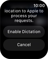 Press Enable Dictation.