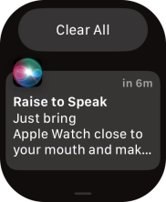 Press the required notification to open it.