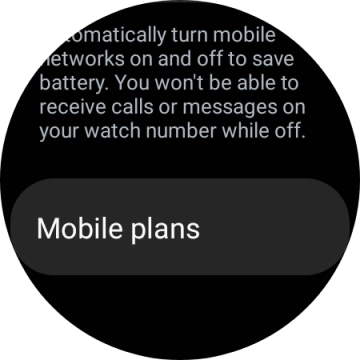 Press Mobile plans.