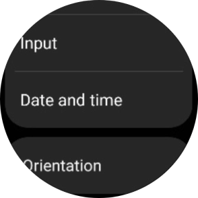 Press Date and time.