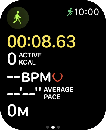 Slide your finger right starting from the left side of the screen.