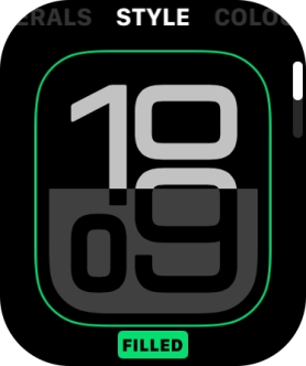 Press the Digital Crown twice to return to the home screen.