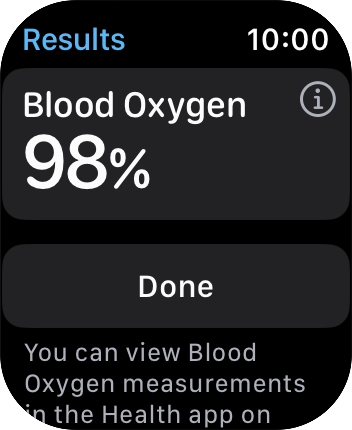 Your result is displayed on the screen.