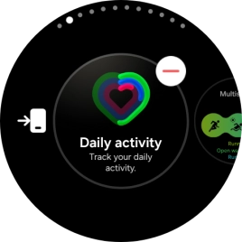 Press the remove widget icon.