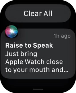 Press the required notification to open it.