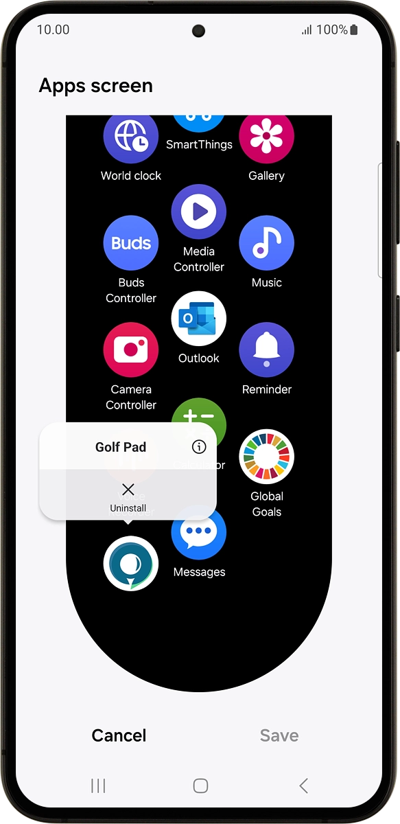 On your phone: Press Uninstall.