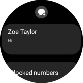 Press the required text message to read it.