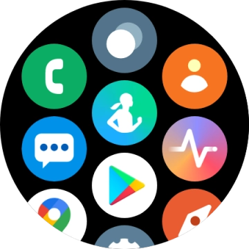 Press the contacts icon.