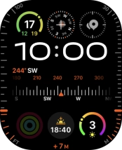 Press and hold the Digital Crown to turn on Siri.