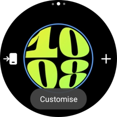 Slide your finger left on the screen.