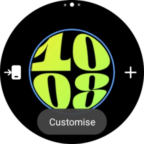 Slide your finger left on the screen.