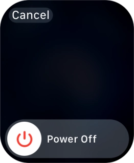 Press and drag the power off icon right.