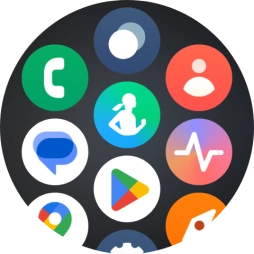 Press the phone icon.