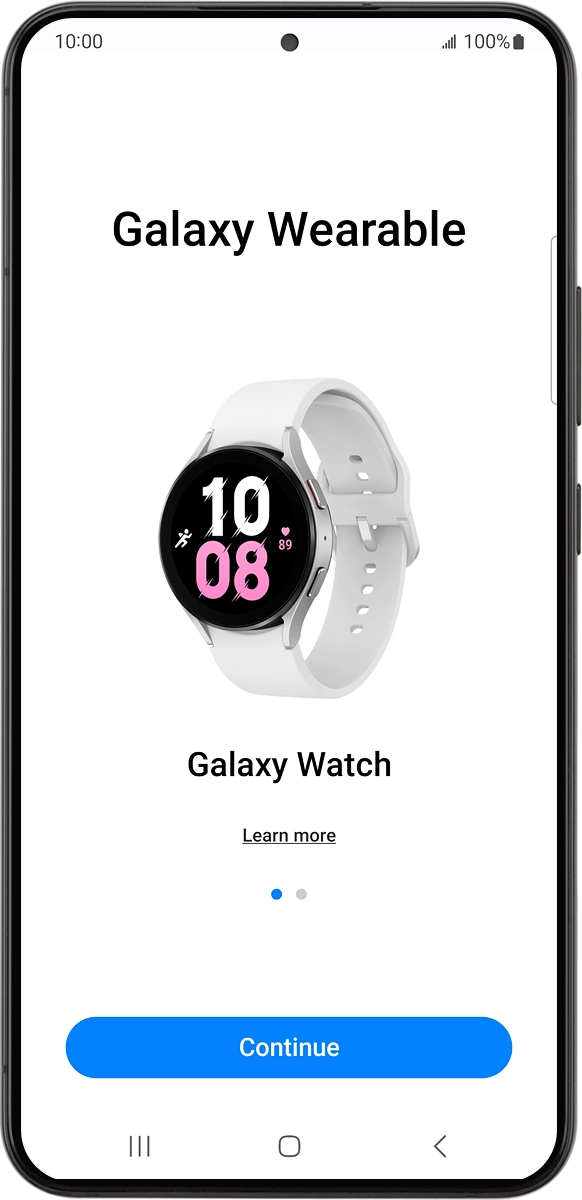 On your phone: Press Continue.
