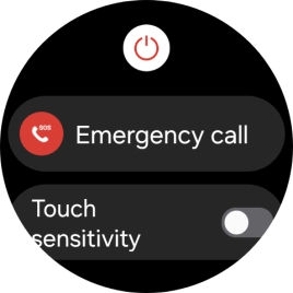 Press the power off icon.