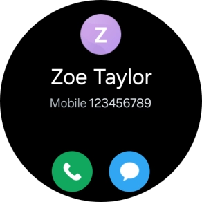 Press the call icon.