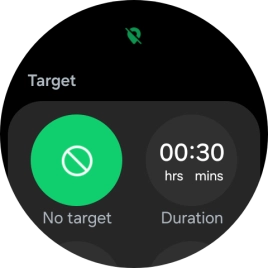 Follow the instructions on the screen to set the required goals.