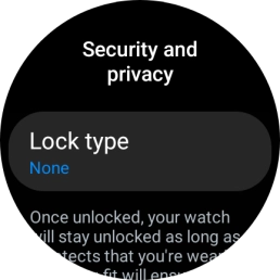 Press Lock type.