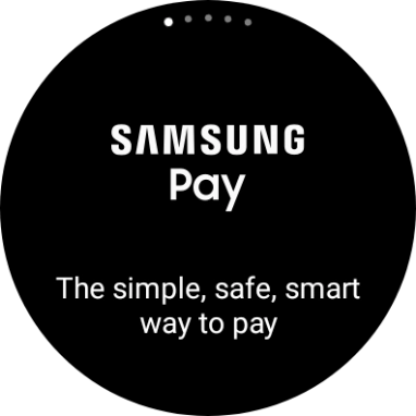 Press and hold the Return key to activate Samsung Pay.
