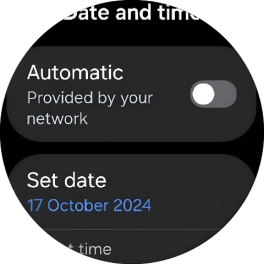 Press Set date.