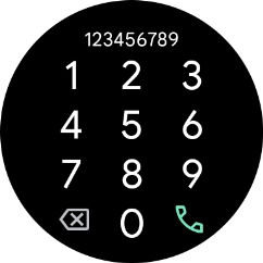 Press the call icon.