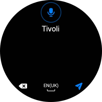 Press the navigation icon.