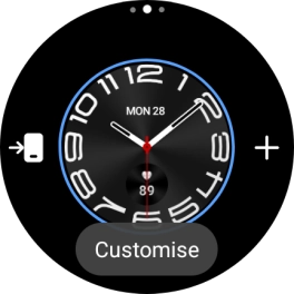 Slide your finger left on the screen.
