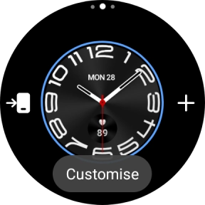 Slide your finger left on the screen.