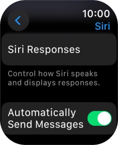 Press Siri Responses.