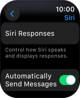 Press Siri Responses.