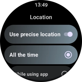 Press the Return key twice.