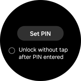 Press Set PIN.