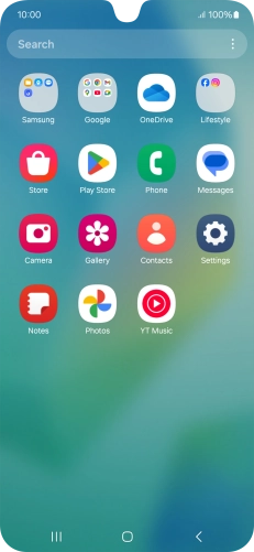 Press Gallery and go to the required folder.