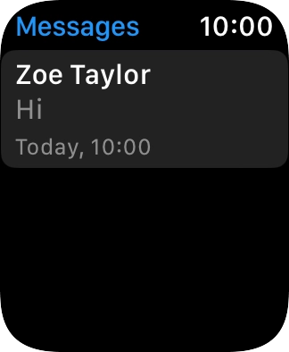 Press the required iMessage.