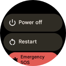 Press Power off.