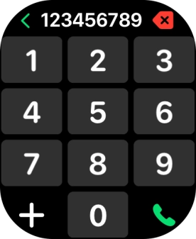 Key in the required number and press the call icon.