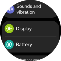 Press Display.