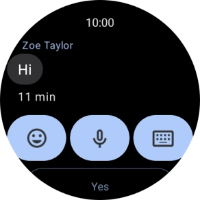 Press the microphone icon.
