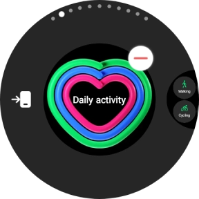 Press the remove widget icon.