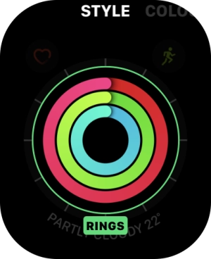 Press the Digital Crown twice to return to the home screen.