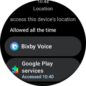 Press the required app.