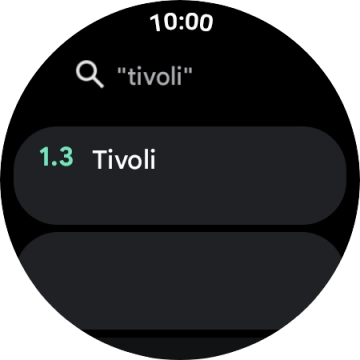 Press the required destination and follow the instructions on the screen to navigate to the selected destination.