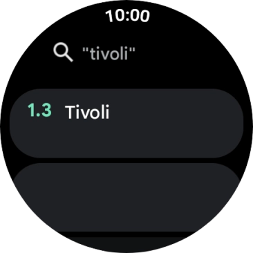 Press the required destination and follow the instructions on the screen to navigate to the selected destination.