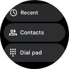 Press Dial pad and key in the required number.