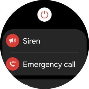 Press the power off icon.