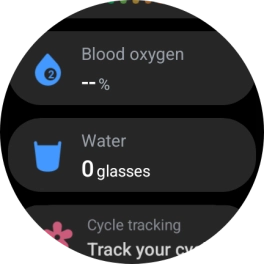 Press Blood oxygen.