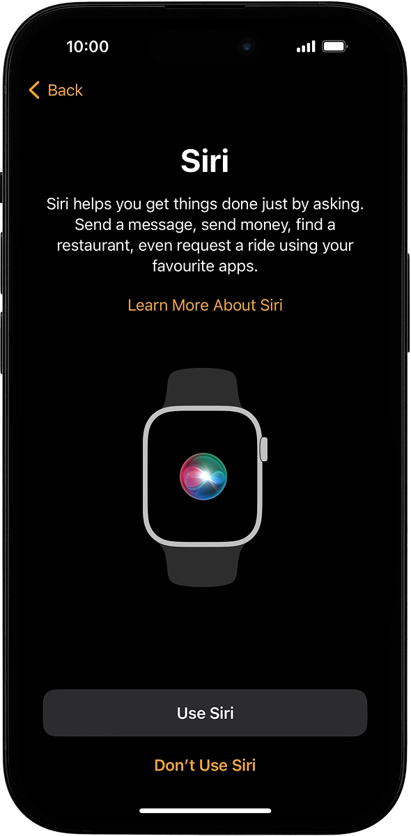 On your phone: Press the required setting.