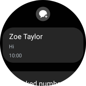 Press the required text message to read it.