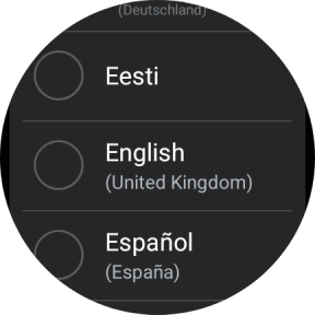Press the required language.