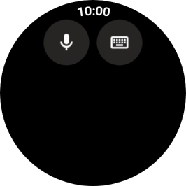 Press the microphone icon and say the required destination.